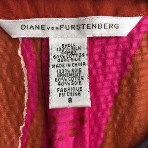 Diane Von Furstenberg Tops - Diane Von Furstenberg Chiwah Silk Blouse Top 8 Diane Von Furstenberg Tops - Diane Von Furstenberg Chiwah Silk Blouse Top 8
